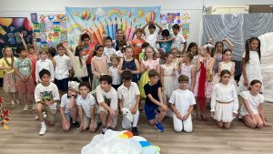 Праздник у учпаников 8-9л