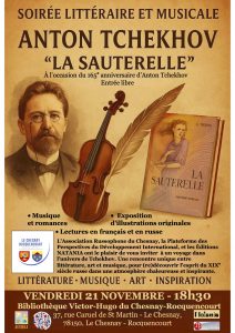 Lire la suite à propos de l’article Soirée littéraire et musicale