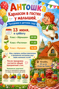 Lire la suite à propos de l’article Детский праздник